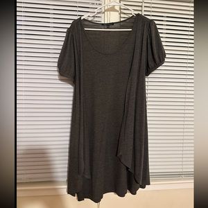 Grey short sleeve dress size Large